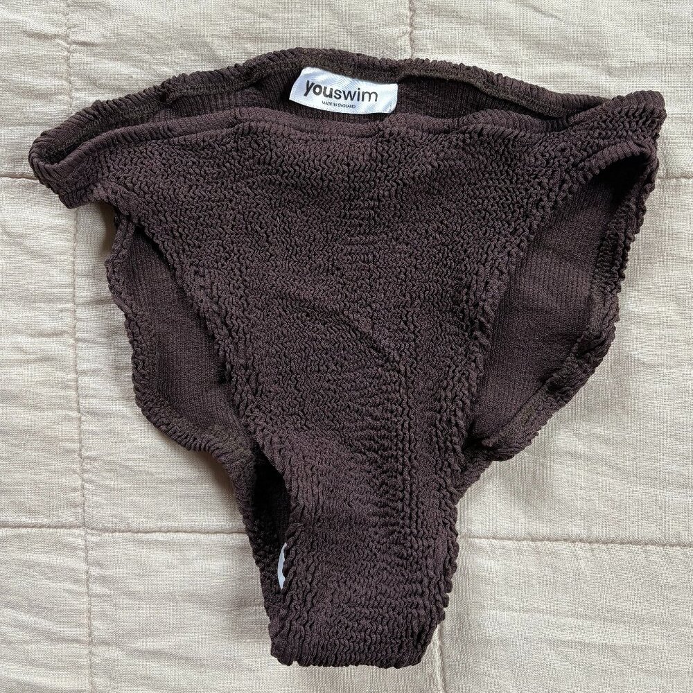 NWOT -  youswim Standard Waist Bottoms in Espresso